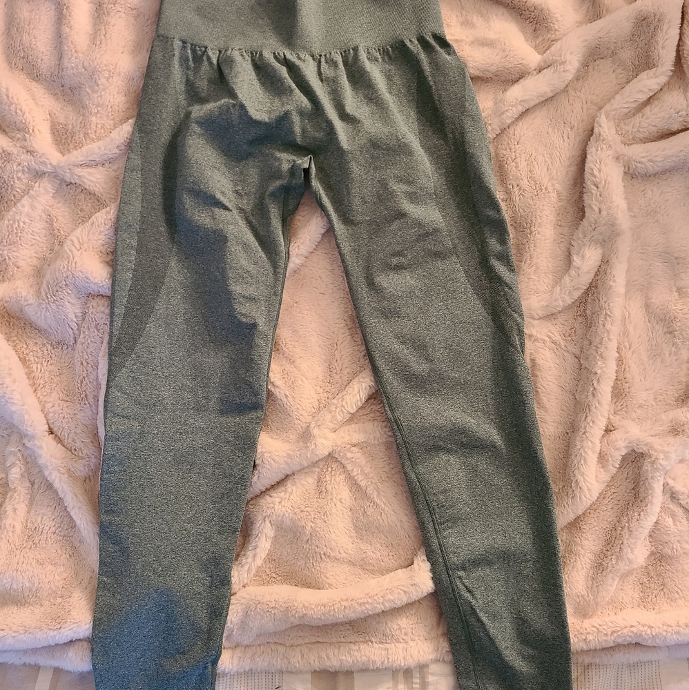 Nvgtn Forest Green Seamless Leggings